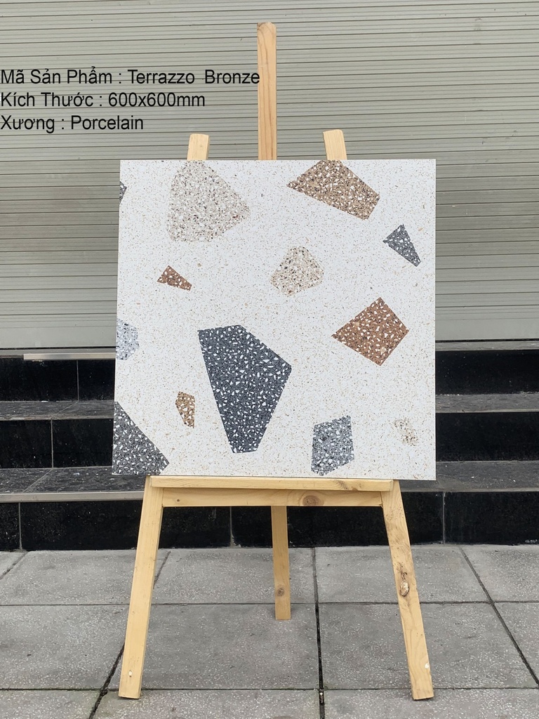 Gạch Terrazzo 600x600mm Bronze