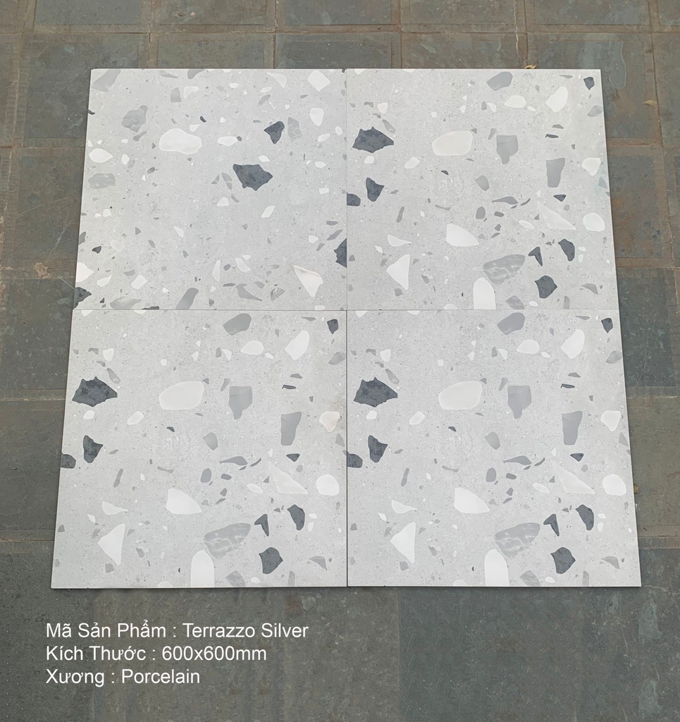 Gạch Terrazzo 600x600mm Sliver