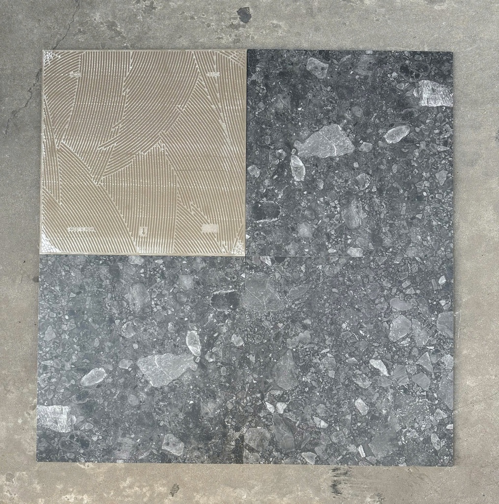 Gạch Terrazzo 600x600mm Nero