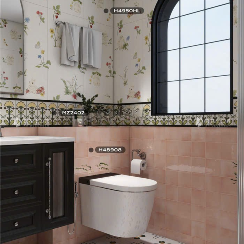 Gạch ốp tường giả thẻ 400x800cm men matt NF48Z01F