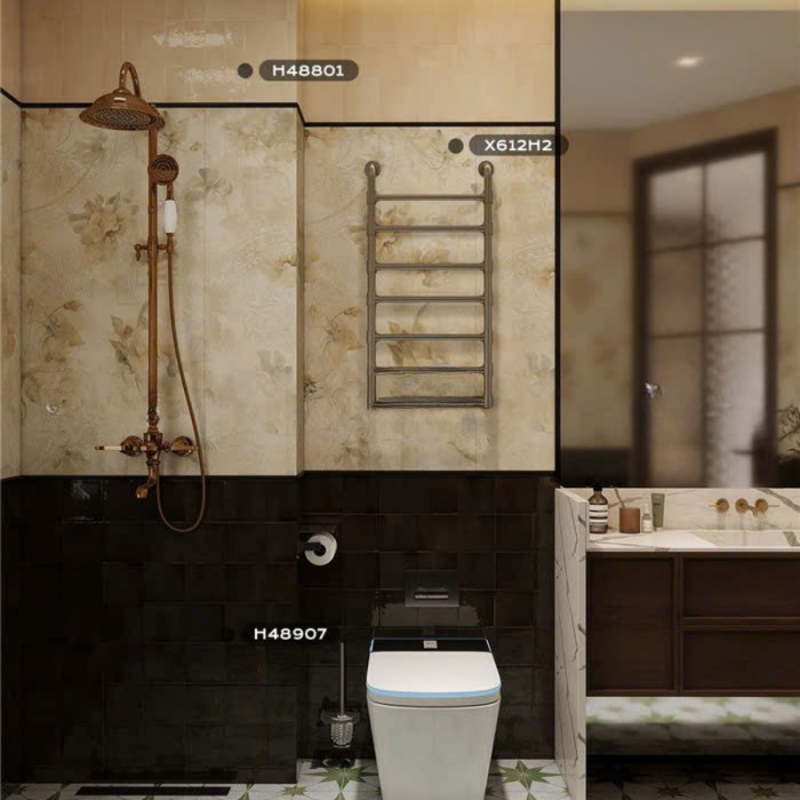 Gạch ốp tường giả thẻ 400x800cm men matt NF48Z01F
