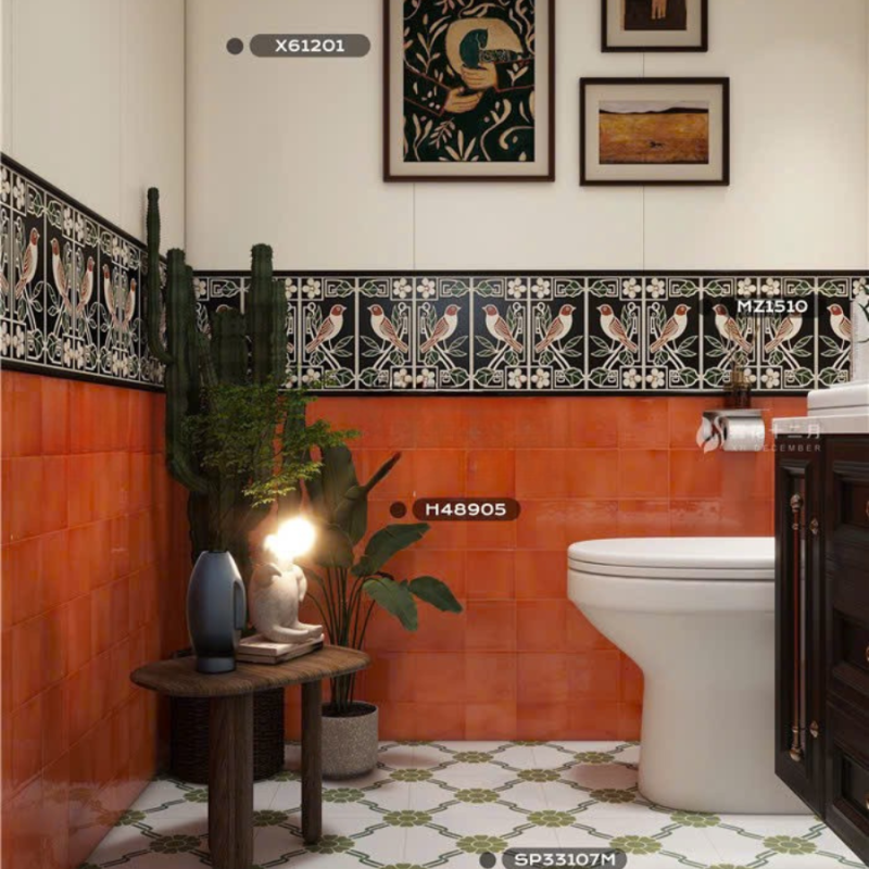 Gạch ốp tường giả thẻ 400x800cm men matt NF48Z01F