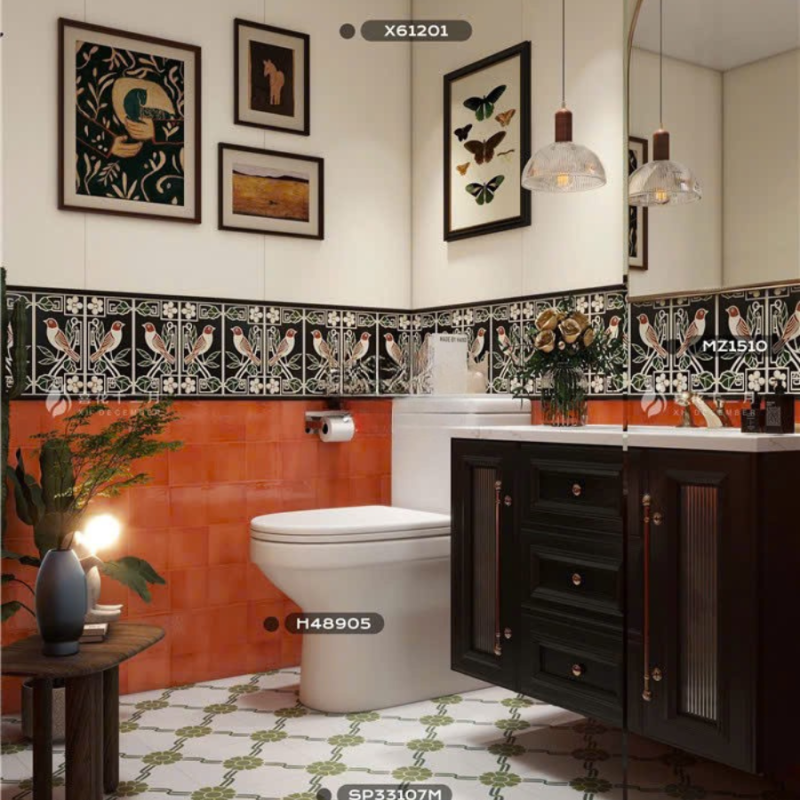 Gạch ốp tường giả thẻ 400x800cm men matt NF48Z01F