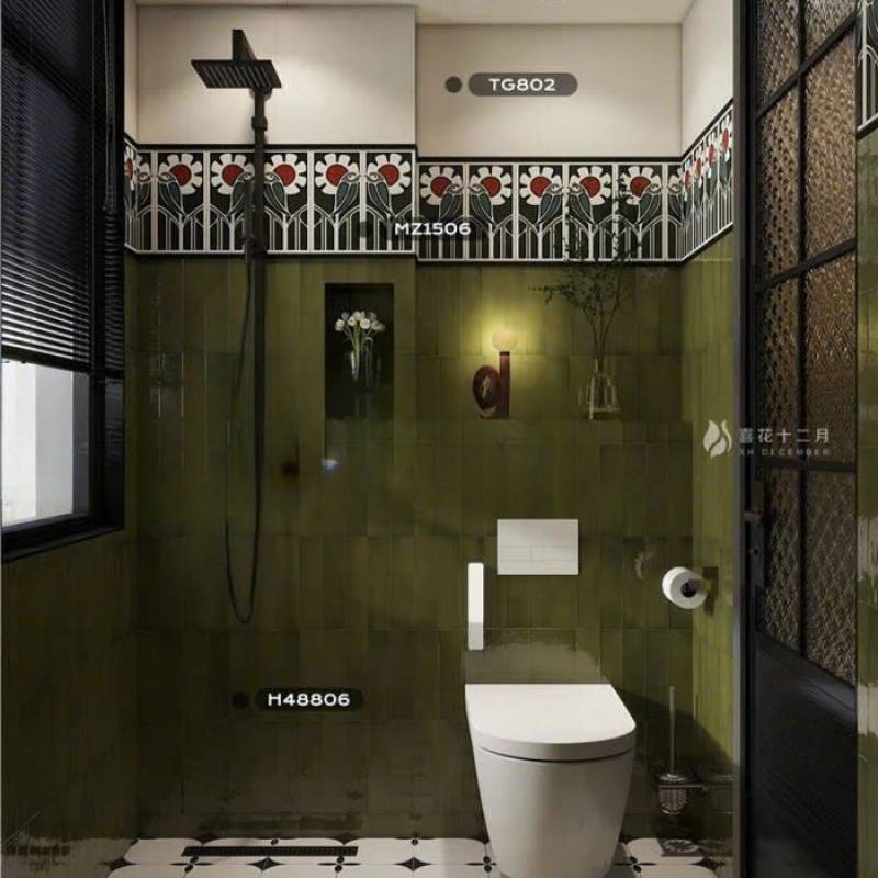Gạch ốp tường giả thẻ 400x800cm men matt NF48Z01F