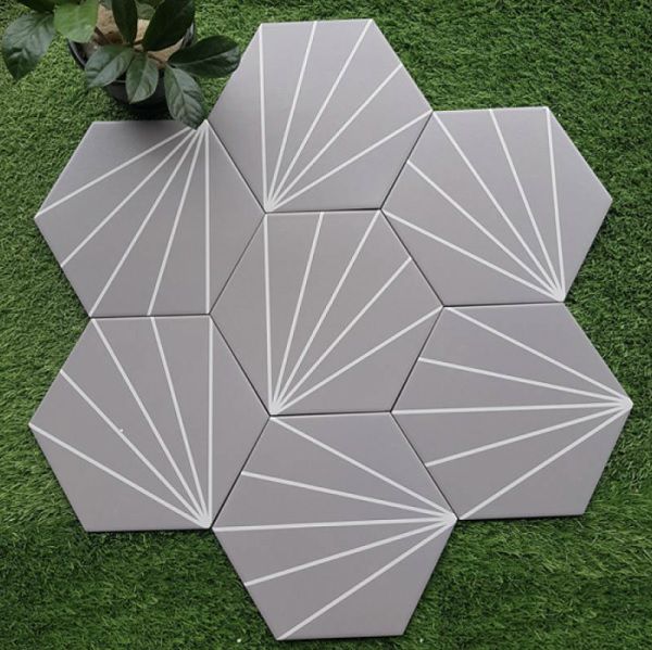 Gạch Bông Lục Giác 230x200x115 23006