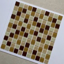 Gạch Mosaic thủy tinh 25x25mm MH 2566