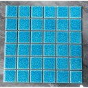 Gạch Mosaic gốm men rạn xanh viên 48x48mm mã MHG 915