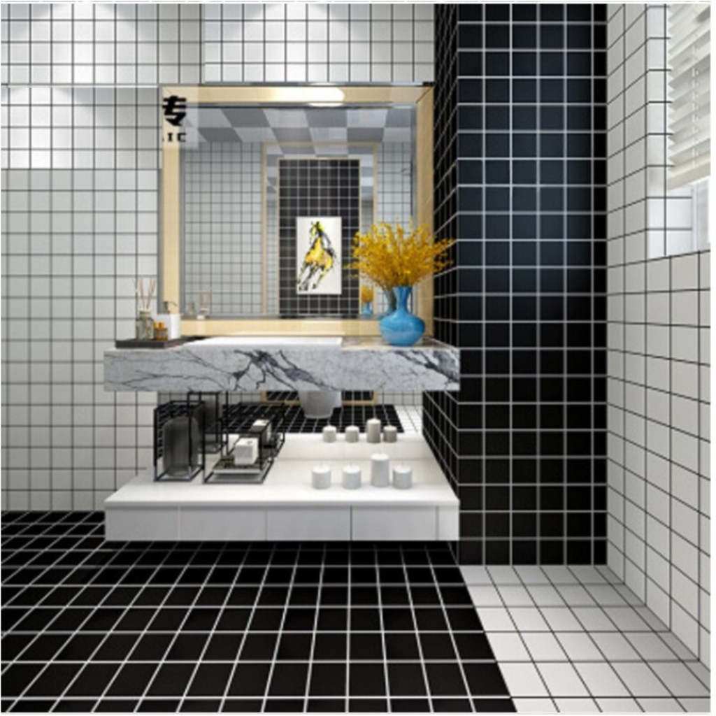 Gạch mosaic gốm đen bóng MHG 961