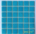Gạch Mosaic gốm men rạn xanh viên 48x48mm mã MHG 915