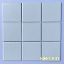 Gạch Mosaic gốm 97x97mm trắng mờ MHG 901