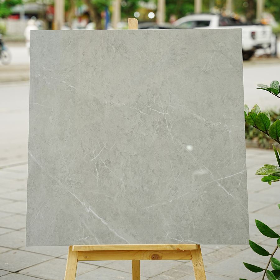 Gạch Ấn Độ KT 800x800mm Flake Grey