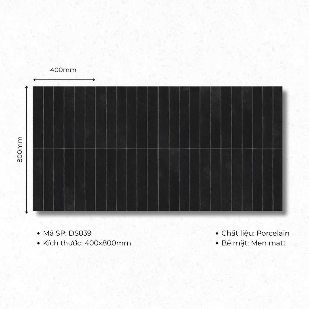 Gạch ốp lát 400x800 mã DS839 (1thùng/ 1.92m2/ 6v/ 36,5kg)