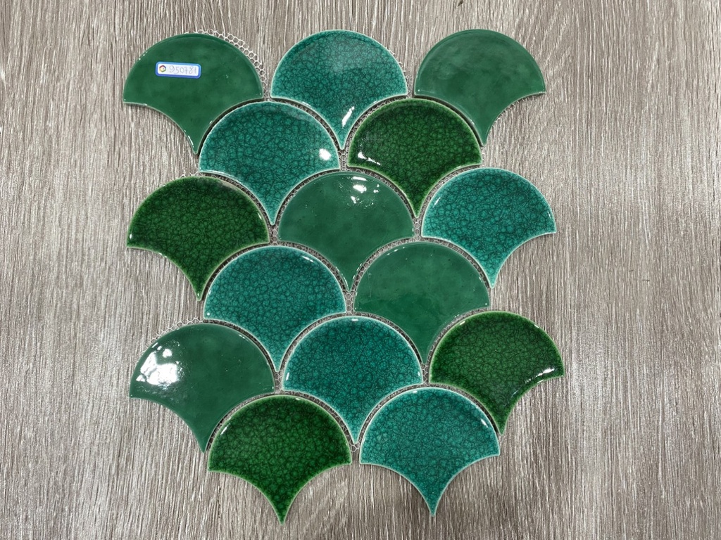 Gạch mosaic vảy cá mix 3 màu 950781