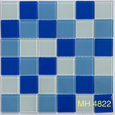 Gạch mosaic thủy tinh 48x48mm MH 4822