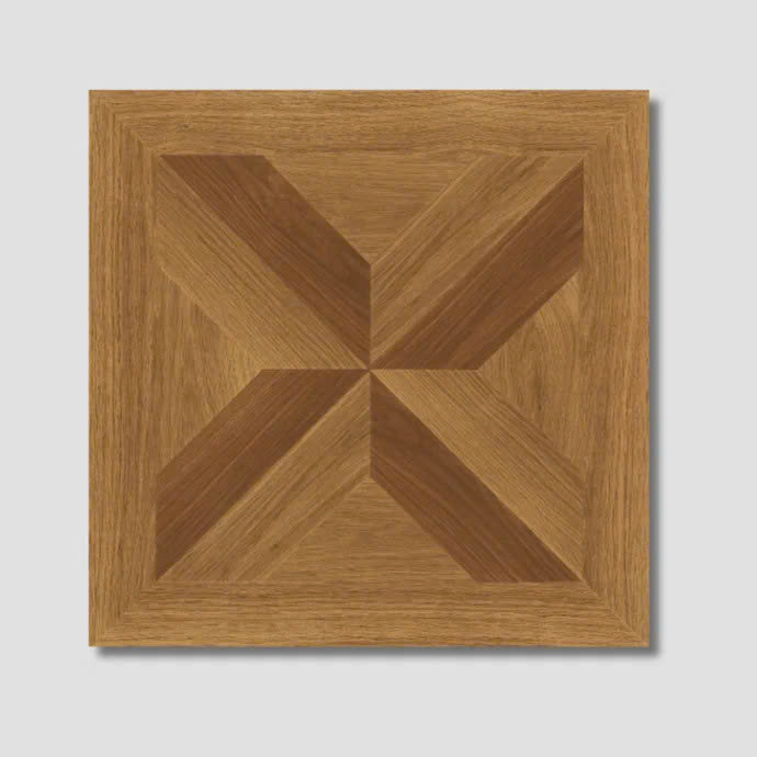 Gạch giả gỗ 600x600mm xương đá nhập khẩu mã GG6A12