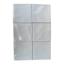 Gạch thẻ 100x100 bóng lượn mặt màu trắng
