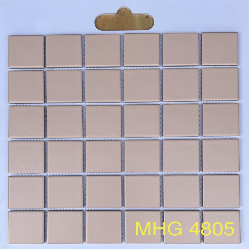 Gạch Mosaic gốm hồng 48x48mm MHG 4805