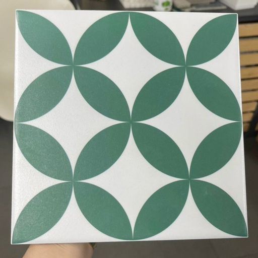 [F2155] Gạch bông F2155 Đồng tiền xanh KT 20x20