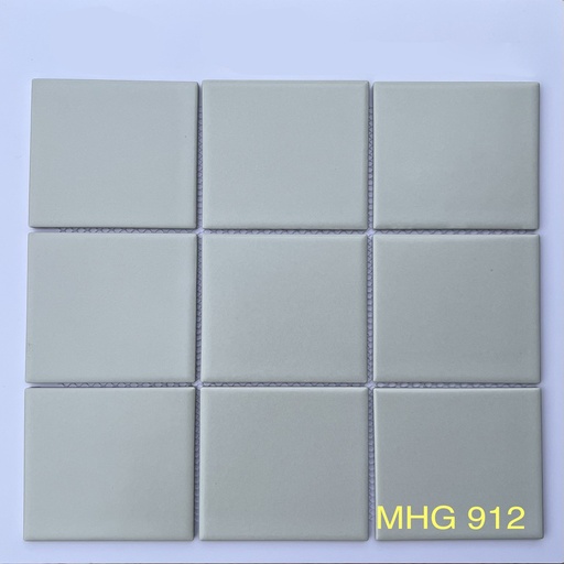 [MHG 912] Gạch Mosaic gốm 97x97mm xám mờ MHG 912