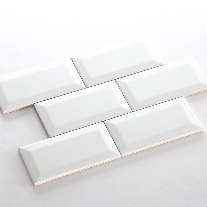 Gạch thẻ trắng bóng vát KT 75x150mm PSTA75150-B