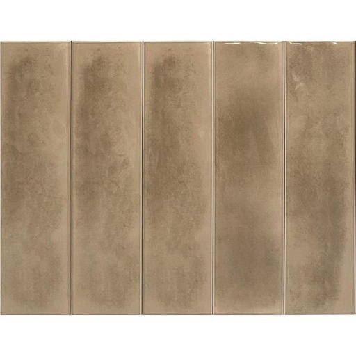 [M7532P4] Gạch thẻ nâu bóng lượn mặt 75x300mm M7532P4
