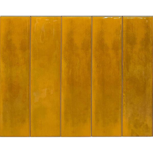 Gạch thẻ vàng nâu bóng lượn mặt 75x300mm M7532P8