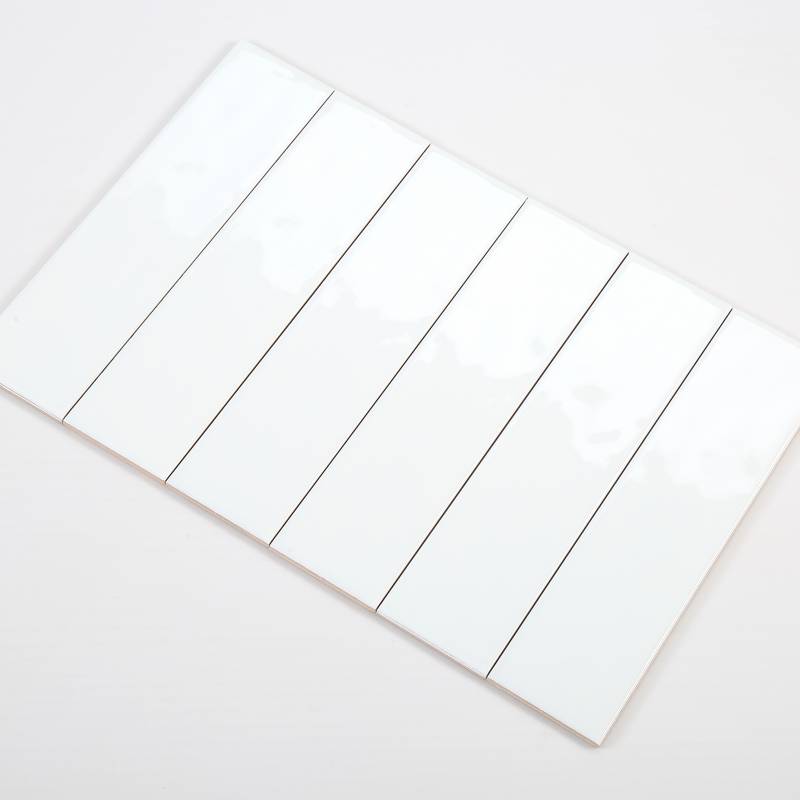 Gạch thẻ cao cấp trắng mờ phẳng KT 75x300mm PSTA75306