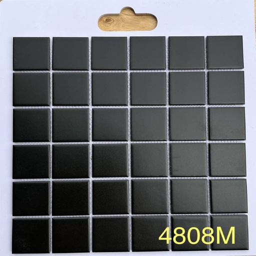 [4808M] Gạch Mosaic gốm trắng 48x48mm 4808M