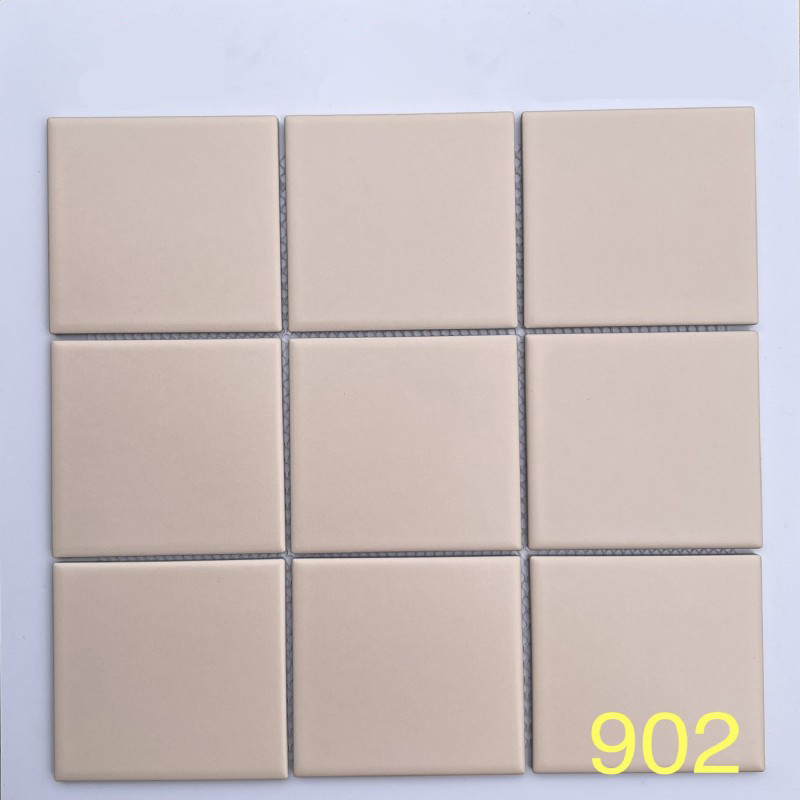 Gạch Mosaic 97x97mm hồng mờ MHG 902