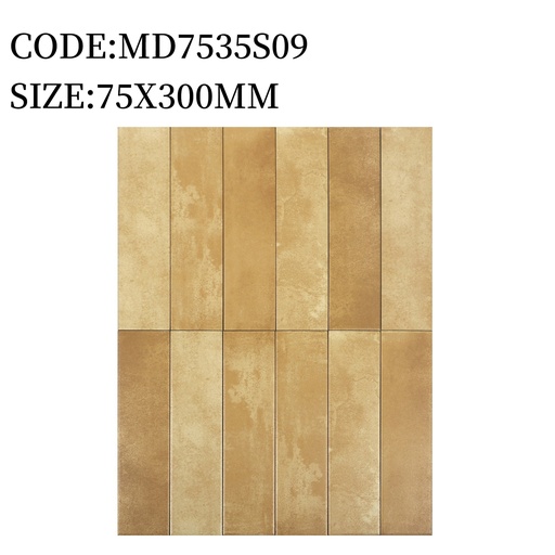 [MD7535S10] Gạch thẻ porcelain 75x300mm mã MD7535S10