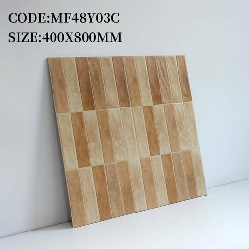 [MF48Y03C] Gạch ốp tường giả thẻ 40x80cm men matt mã MF48Y03C