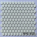 Gạch mosaic lục giác nhỏ màu trắng