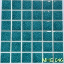 Gạch Mosaic Gốm Men Rạn 2 Lớp Xanh Ngọc 046