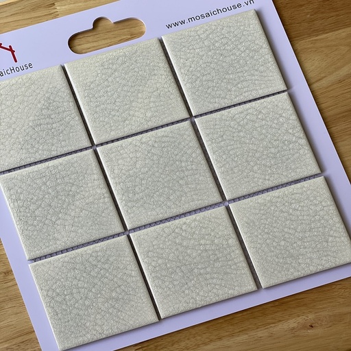 [100031] Gạch Mosaic gốm men rạn chip KT 100x100mm 100031