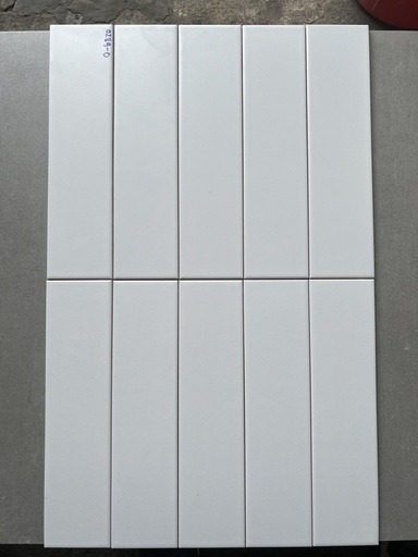 [0289-0] Gạch thẻ Việt Nam  KT 75*300 mờ xám nhạt loại 1 mã  0289-0
