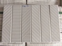 Gạch thẻ Việt Nam, Xám bóng hoạ tiết, KT 75x300 mm, 0316-0, Loại 1 (1 hộp/ 50 viên/ 1.125m2)