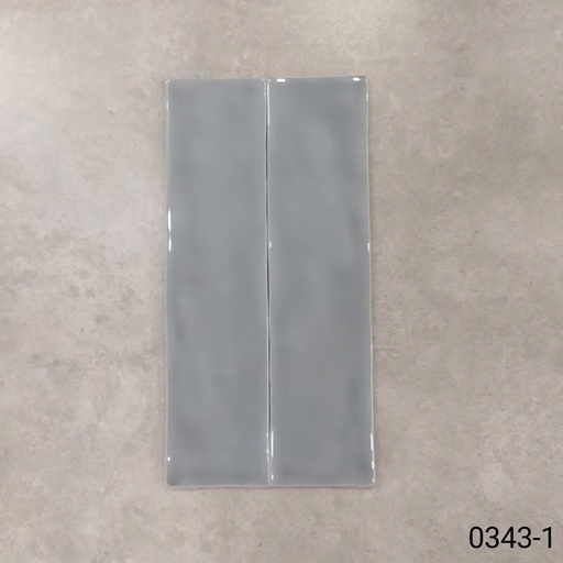 [0343-1] Gạch thẻ Việt Nam KT 75x300mm xám bóng lượn loại 1 mã 0343-1