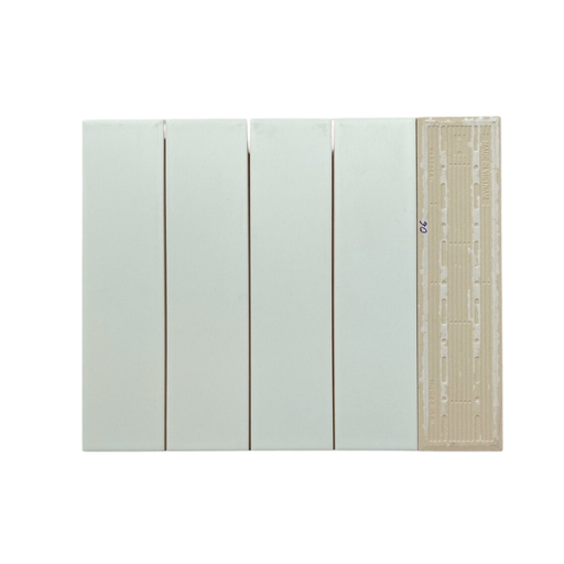 [101135218] Gạch thẻ trắng mờ phẳng KT 75x300mm 101135218