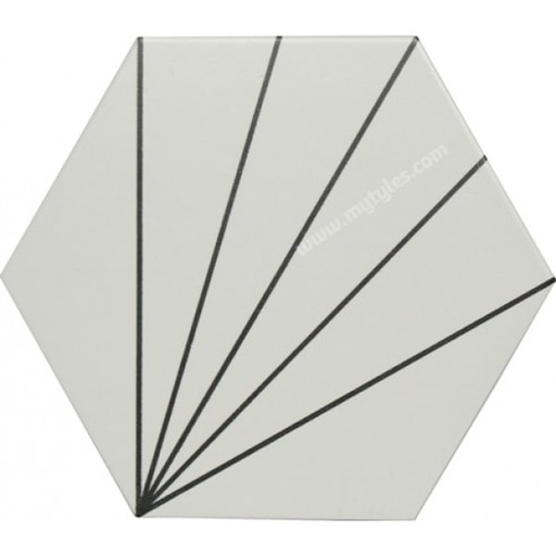 [NGB_23007] Gạch Bông Trung Quốc, men mờ xương porcelain, KT 200x230x115mm, NGB_23007 (1 hộp/25 viên/1m2)