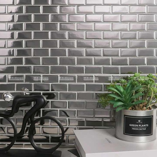 [106585043648] Gạch khảm kính hiện đại phòng tắm 23x48mm