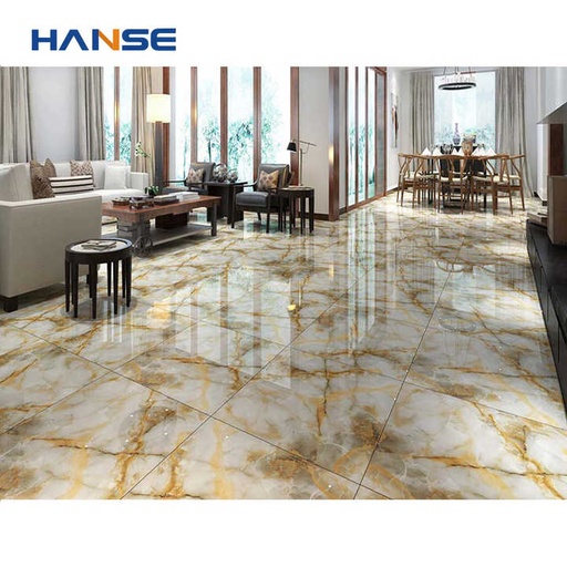 [169858237] Gạch lát nền men bóng porcelain chất lượng cao giá rẻ 600x600mm cho phòng khách