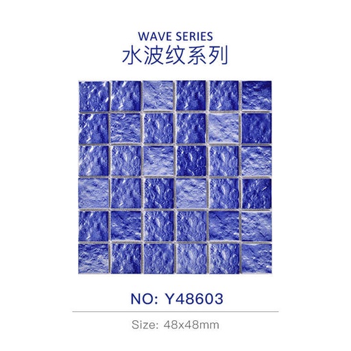 [106324874859] Gạch khảm hồ bơi hình vuông xanh lá cây xanh dương Centurymosaic chất lượng cao