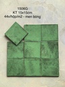 Gạch thẻ xanh lá men bóng KT 150x150mm