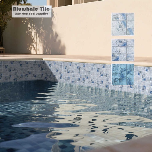 [107007336413] Gạch MOSAIC Hồ Bơi Sứ Đá Cẩm Thạch Đá Tự Nhiên Ngoại Thư