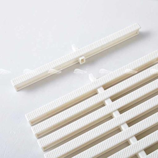 [30193082416] Máng xối bể bơi chống trơn trượt Bluwhale linh hoạt bằng nhựa PPS