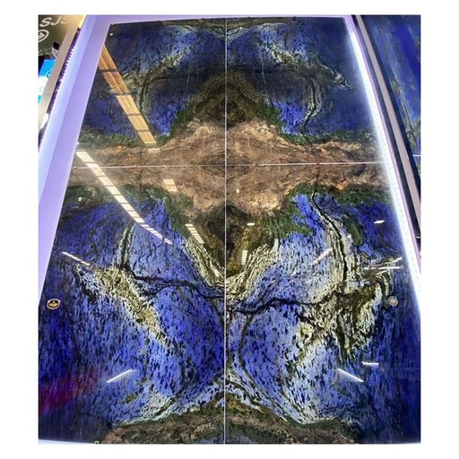 [100543911944] Ốp tường đá tự nhiên Granite men xanh lam thạch anh