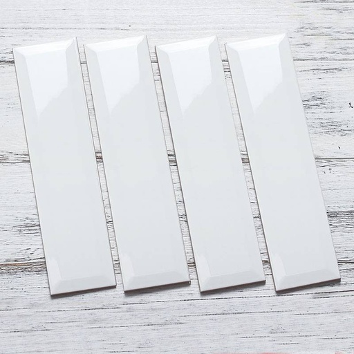 [PSTA1300-B] Gạch thẻ Việt Nam KT 100x300mm trắng bóng vát cạnh, mã PSTA1300-B (loại ưu)