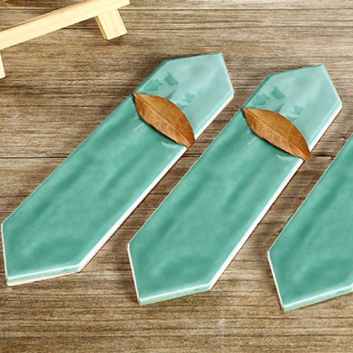 [VP75306J-2] Gạch thẻ mũi tên Việt Nam, Xanh lá bóng lượn, KT 75x300 mm, VP75306J-2, Hàng Ưu (1 hộp/ 44 viên/ 0.99m2)