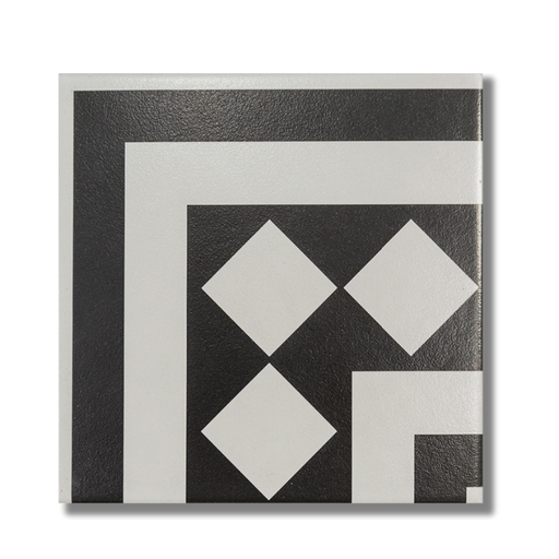 [KL2025B] Gạch Bông Trung Quốc, men mờ xương porcelain, KT 200x200mm, góc KL2025B (1 hộp/25 viên/1m2)