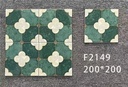 Gạch bông Trung Quốc, men mờ xương porcelain, KT 200x200, F2149(SM0607) (1 hộp/25 viên/1m2)